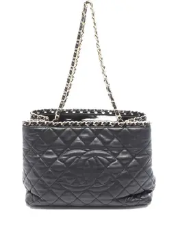 CHANEL Pre-Owned: Чёрная сумка 
