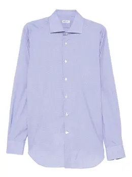 Kiton: Голубая рубашка 