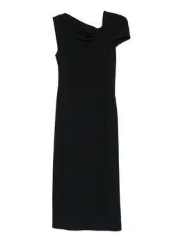 Givenchy: Драпированное платье 