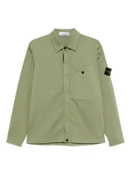 Stone Island: Зелёная рубашка  Compass