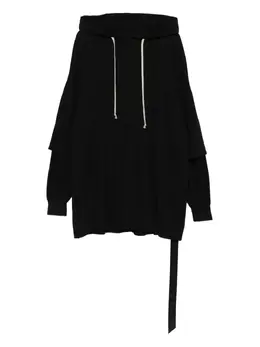 Rick Owens DRKSHDW: Чёрная толстовка  Hustler