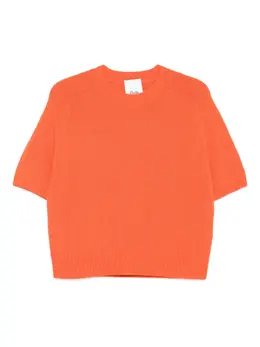 Allude: Свитер с коротким рукавом 
