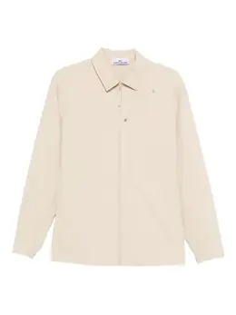 Stone Island: Бежевая рубашка 