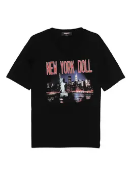DSQUARED2: Чёрная футболка 