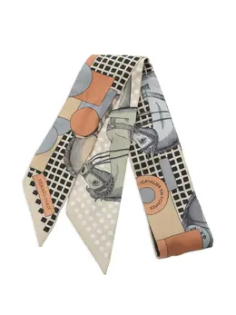 Hermès Pre-Owned: Бежевый шарф 