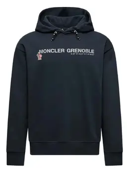 Moncler Grenoble: Синяя толстовка 