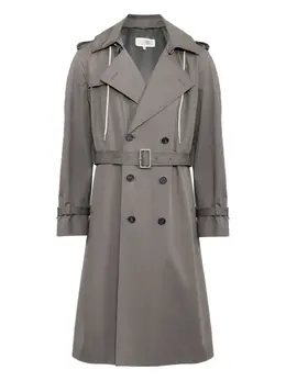 MM6 Maison Margiela: Плащ с капюшоном 