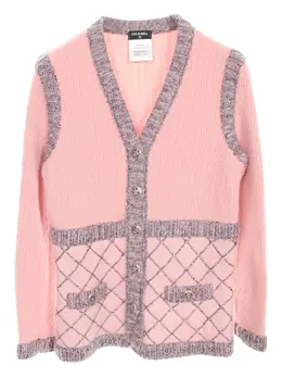 CHANEL Pre-Owned: Кардиган на пуговицах 