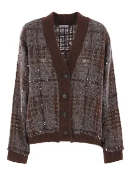 Brunello Cucinelli: Кардиган с блёстками 