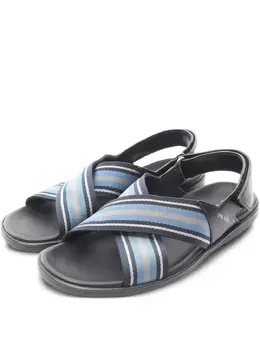 Prada Pre-Owned: Чёрные сандалии 