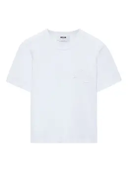 MSGM: Белая футболка 