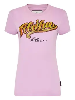 Philipp Plein: Розовая футболка 