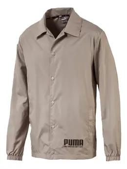 PUMA: Бежевая куртка  Rebel