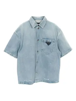 Prada Pre-Owned: Джинсовая рубашка 
