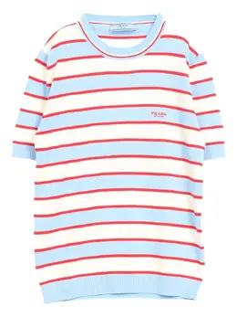 Prada Pre-Owned: Футболка в полоску 