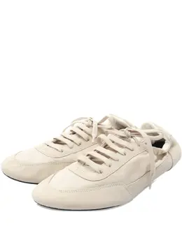 Prada Pre-Owned: Светлые кроссовки 