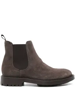 Kiton: Коричневые ботинки 