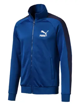 PUMA: Голубая куртка  Iconic T7