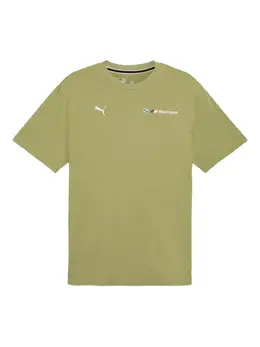 PUMA: Зелёная футболка  Ess
