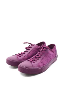 Louis Vuitton Pre-Owned: Фиолетовые кроссовки 