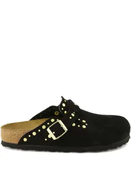 Birkenstock: Чёрные сабо  Boston