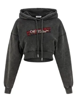 Off-White: Серая толстовка  Bookish