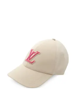 Louis Vuitton Pre-Owned: Бежевая кепка 