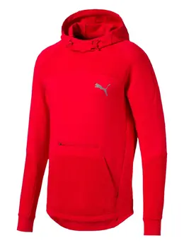PUMA: Красная толстовка  Evostripe