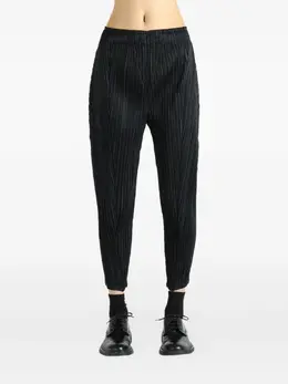 Pleats Please Issey Miyake: Чёрные брюки 