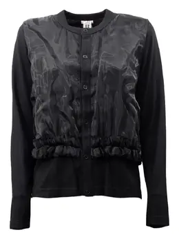 Comme Des Garçons: Чёрный кардиган 
