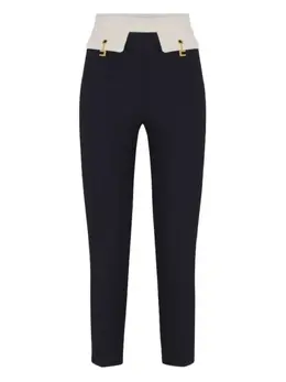 Elisabetta Franchi: Чёрные брюки 