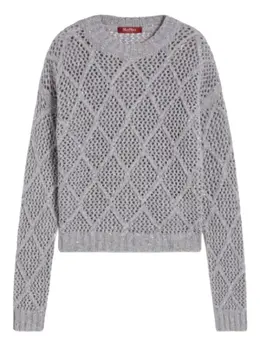 Max Mara: Свитер с блёстками 
