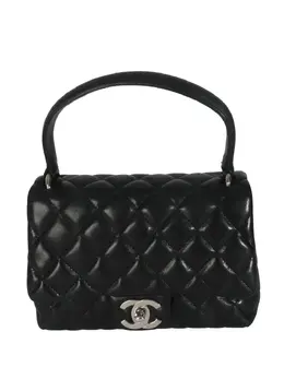 CHANEL Pre-Owned: Чёрная сумка 