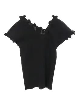 CHANEL Pre-Owned: Чёрный топ 