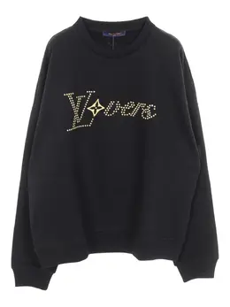 Louis Vuitton Pre-Owned: Чёрный свитшот 