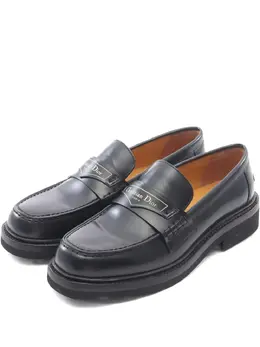 Christian Dior Pre-Owned: Чёрные лоферы 