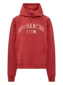 DSQUARED2: Красная толстовка 