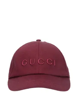 Gucci: Красная кепка 
