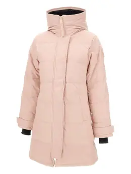 Canada Goose: Бежевый пуховик  Shelburne