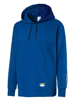 PUMA: Голубая толстовка 