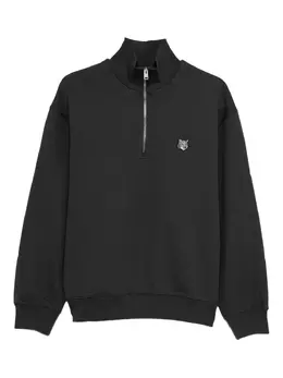 Maison Kitsuné: Чёрный свитшот 