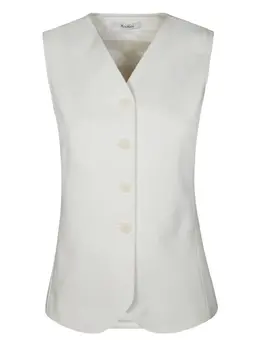 Max Mara: Белый жилет 
