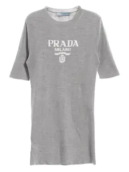 Prada Pre-Owned: Шёлковая футболка 