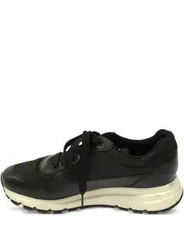 Prada Pre-Owned: Чёрные кроссовки 