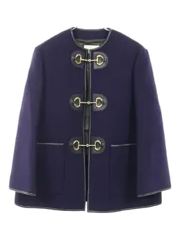 Gucci Pre-Owned: Пальто без воротника 