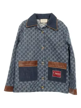 Gucci Pre-Owned: Голубая куртка 