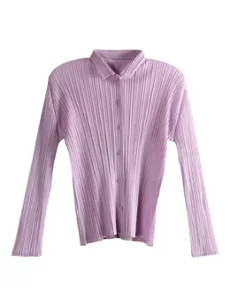 Pleats Please Issey Miyake: Светлый топ 
