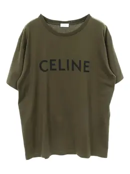 Celine Pre-Owned: Футболка с принтом 
