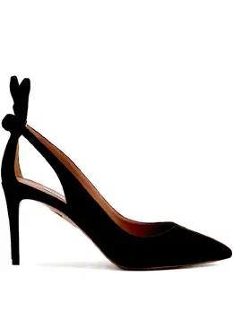 Aquazzura: Коричневые туфли  Bow Tie