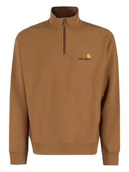 Carhartt WIP: Коричневый свитшот 